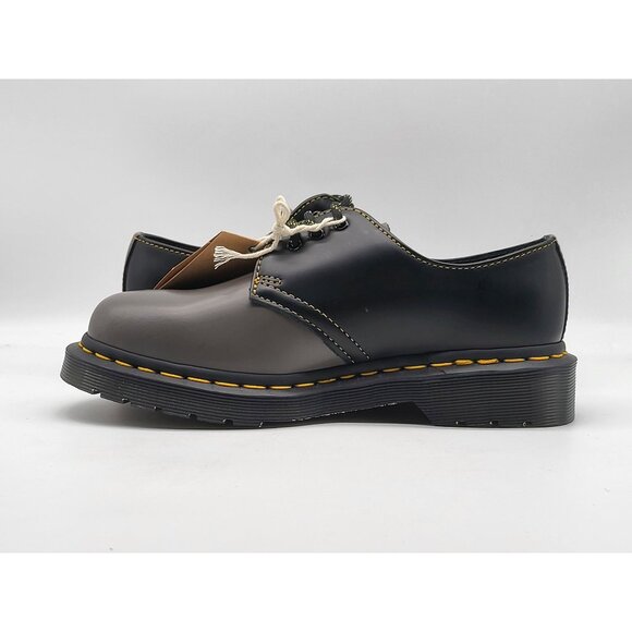 Dr. Martens 1461 Contrast Stitch Smooth Leather Oxford Shoes Charcoal Shoes Sz 4 - Picture 3 of 7